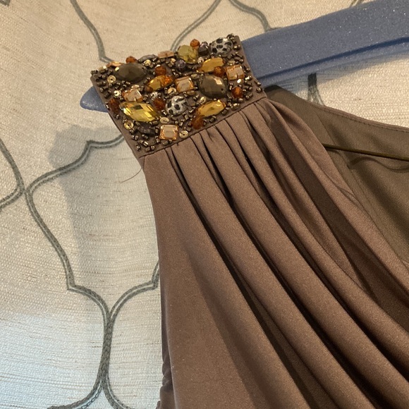 JS Boutique for Pea in a Pod maternity ruched embellished cocktail dress, Small - Picture 5 of 8